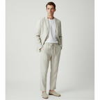 Aiden | Men's Two Piece Suit With Notch Lapel And Drawstring Pants | Smart Casual