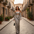 Amara | Women's Bodycon Maxi Dress With Sweetheart Cut And Front Split