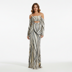 Amara | Women's Bodycon Maxi Dress With Sweetheart Cut And Front Split