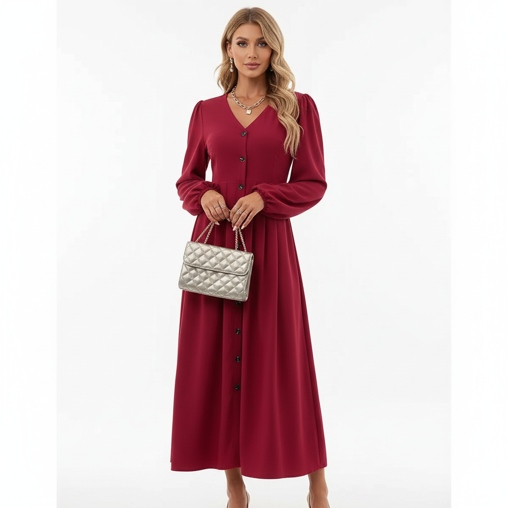 Amara | Women's Graduation Maxi Dress With Sweetheart Neckline And Floral Print
