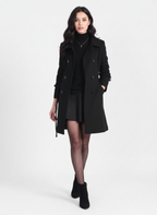 Amara | Women's Trench Coat With Double Breasted Front And Belted Waist
