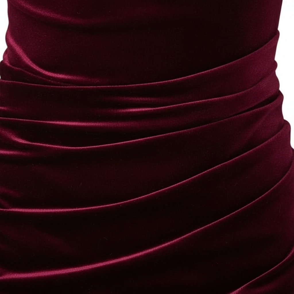 Amelia | Women’s Cocktail Midi Dress With Cowl Neckline And Ruched Draping | Glamorous