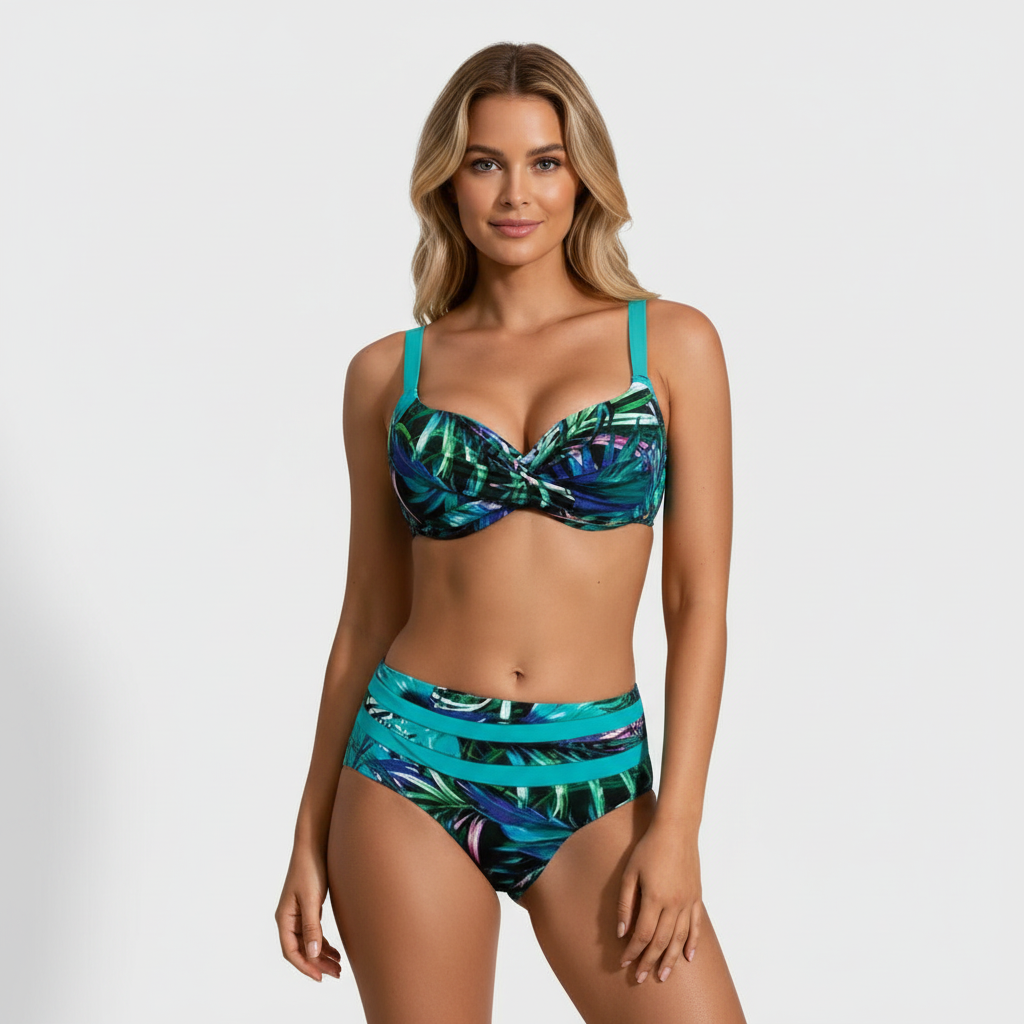 Ava | Women's Bikini With Sweetheart Neckline And Draped Detail | Summer