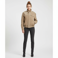 Ava | Women's Bomber Jacket With High Neck And Chest Pockets | Utility