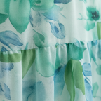 Ava | Women's Floral Maxi Dress With V-Neck And Pleated Skirt | Elegant