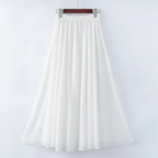 Ava | Women's Maxi Skirt With Pleated Design And Flowy Silhouette | Minimalist