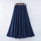 Ava | Women's Maxi Skirt With Pleated Design And Flowy Silhouette | Minimalist