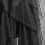 Ava | Women's Midi Skirt With Layered Tulle And Asymmetric Panels | Chic