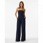 Ava | Women's One-Piece Jumpsuit With Strapless Design And Wide Leg | Elegant