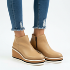 Ava | Women's Orthopedic Boots With Slip On Design And Platform Sole | Casual