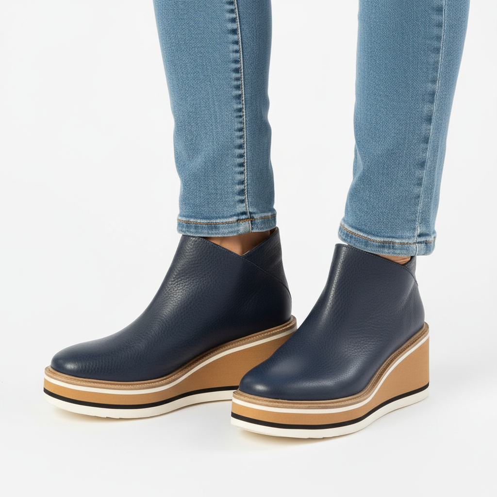 Ava | Women's Orthopedic Boots With Slip On Design And Platform Sole | Casual