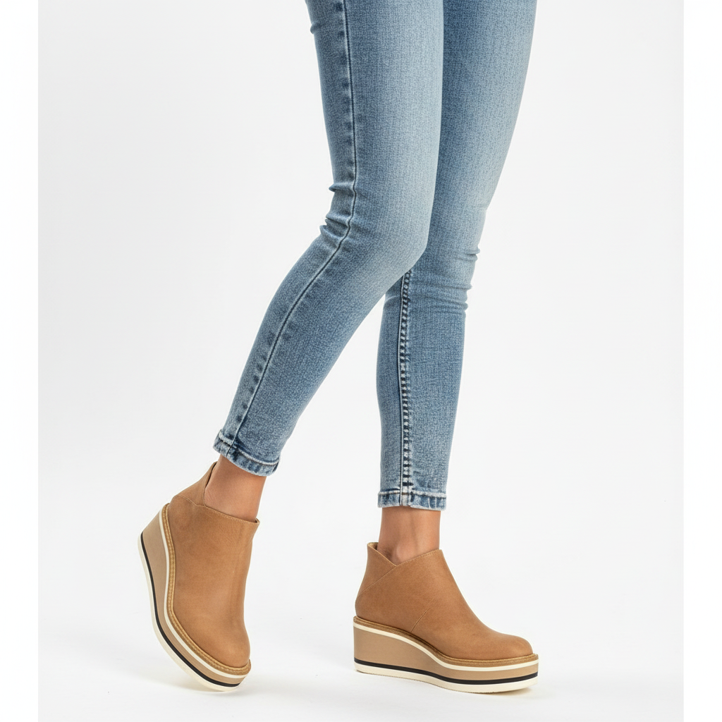 Ava | Women's Orthopedic Boots With Slip On Design And Platform Sole | Casual