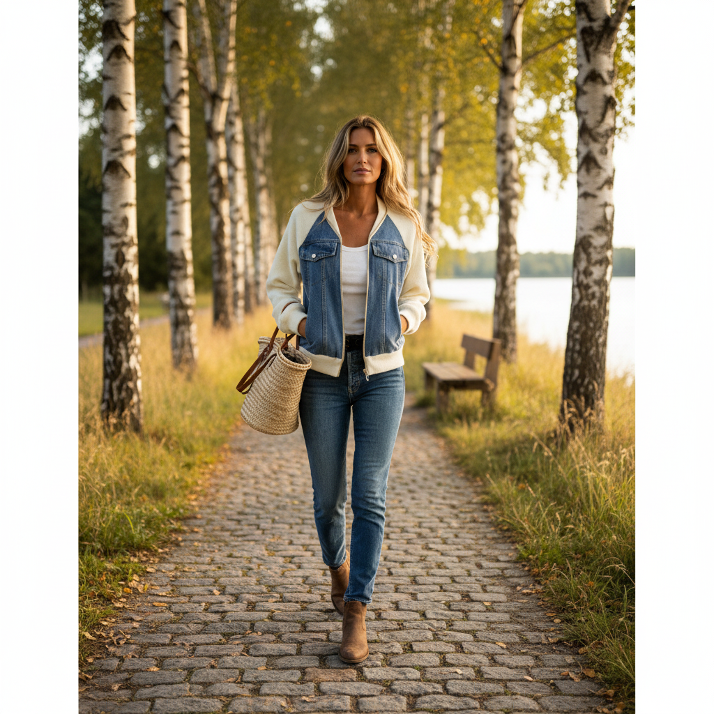 Ava | Women's Sherpa Jacket With Zip Closure And Chest Pockets | Casual