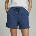 Ava | Women's Shorts With Drawstring Waist And Front Pockets | Casual