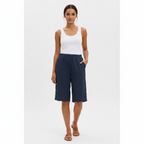 Ava | Women's Shorts With Elastic Waist And Button Detail | Casual