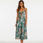 Ava | Women's Wedding Guest Dress With Spaghetti Straps And Cutout Detail | Summer