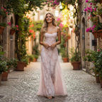 Ava | Women's Wedding Guest Dress With Spaghetti Straps And Draped Bodice | Elegant