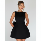 Ava | Women's Wedding Guest Mini Dress With Sleeveless Design And Pleated Skirt | Elegant