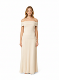 Aveline | Women's Wedding Guest Dress With V Neckline And Waist Gather Detail