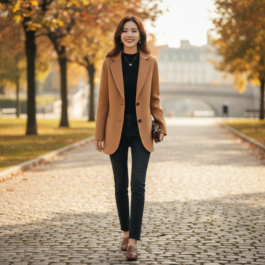 Charlotte | Women's Blazer With Notch Lapel And Front Buttons | Smart Casual