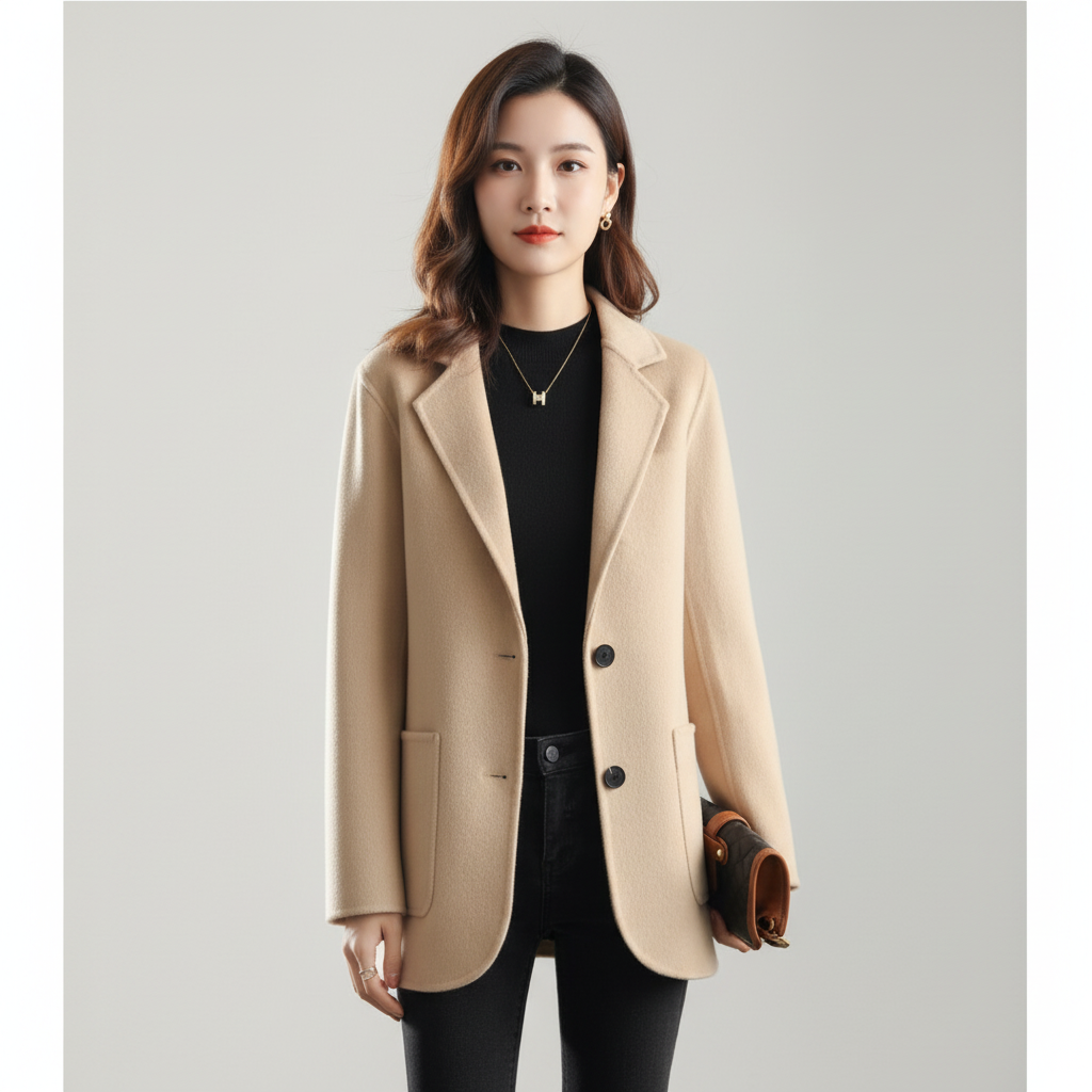 Charlotte | Women's Blazer With Notch Lapel And Front Buttons | Smart Casual