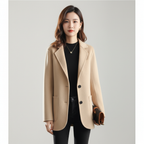 Charlotte | Women's Blazer With Notch Lapel And Front Buttons | Smart Casual