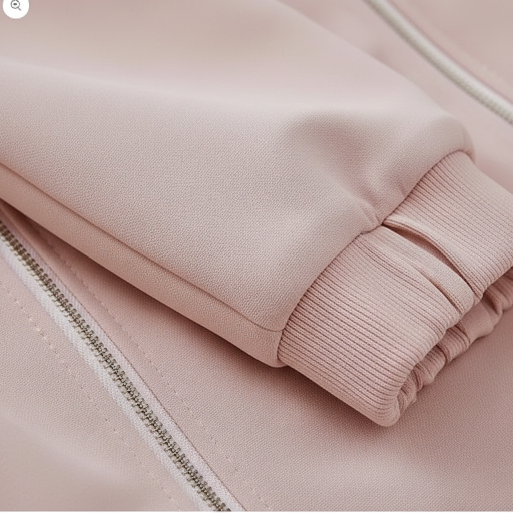 Charlotte | Women's Bomber Jacket With Zip Closure And Ruched Sleeves | Chic