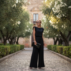 Charlotte | Women's Formal Dress With Sleeveless Design And Pleated Pants | Elegant