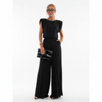 Charlotte | Women's Formal Dress With Sleeveless Design And Pleated Pants | Elegant