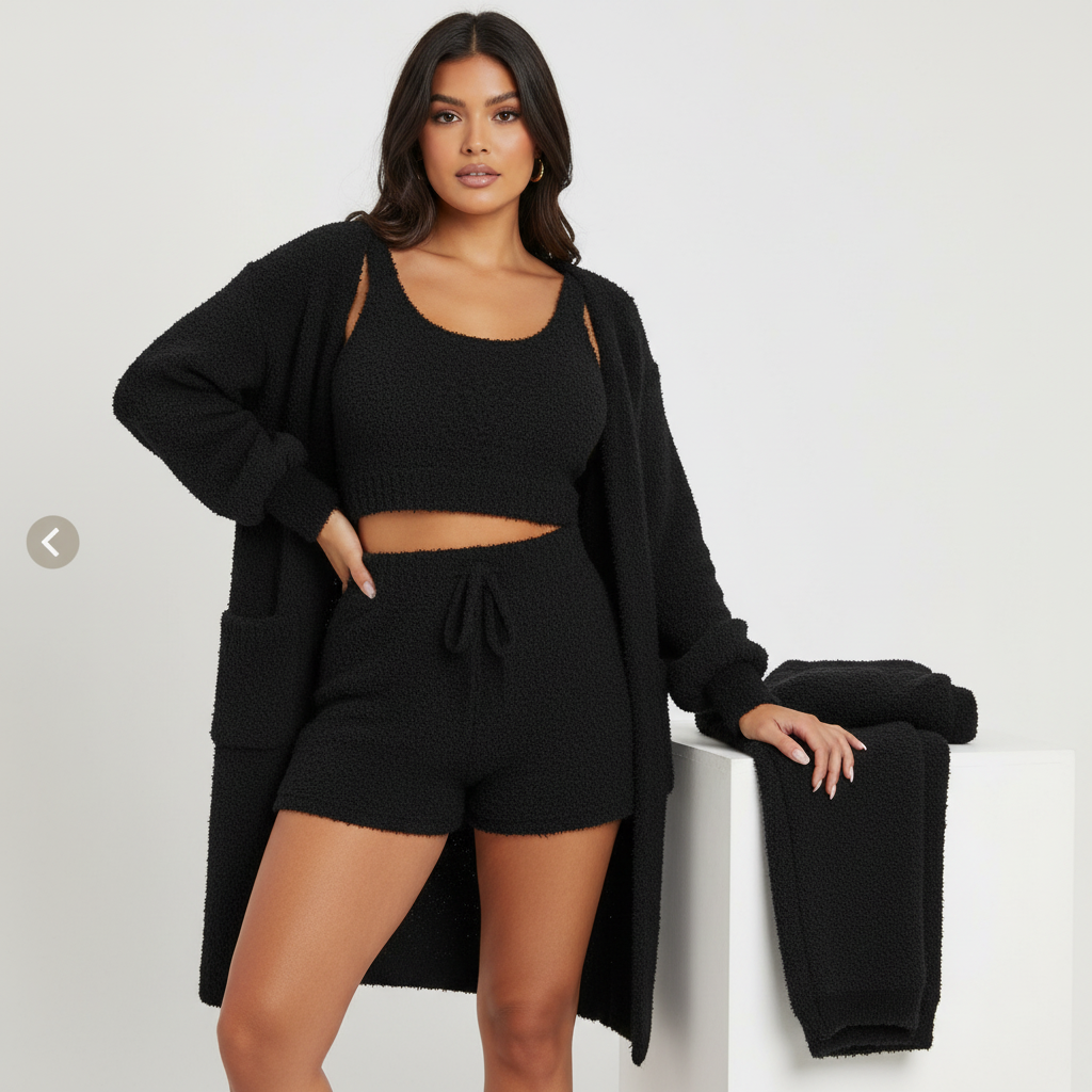 Charlotte | Women's Loungewear Set With Sleeveless Top And Drawstring Waist | Cozy