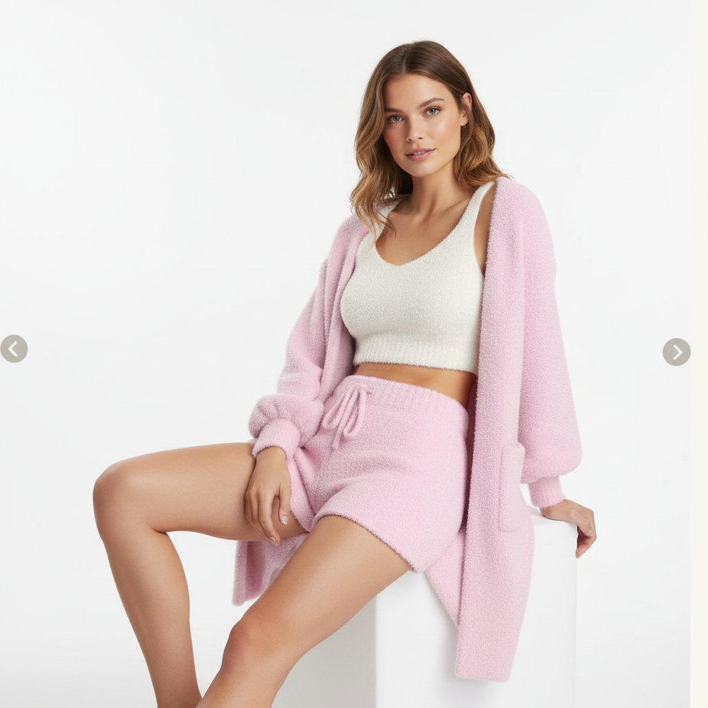 Charlotte | Women's Loungewear Set With Sleeveless Top And Drawstring Waist | Cozy