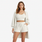 Charlotte | Women's Loungewear Set With Sleeveless Top And Drawstring Waist | Cozy
