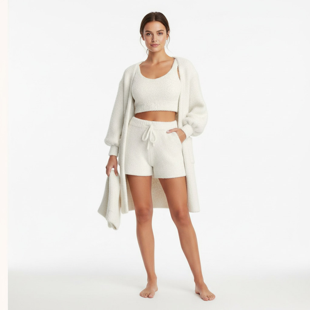 Charlotte | Women's Loungewear Set With Sleeveless Top And Drawstring Waist | Cozy