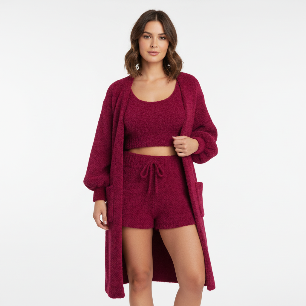 Charlotte | Women's Loungewear Set With Sleeveless Top And Drawstring Waist | Cozy