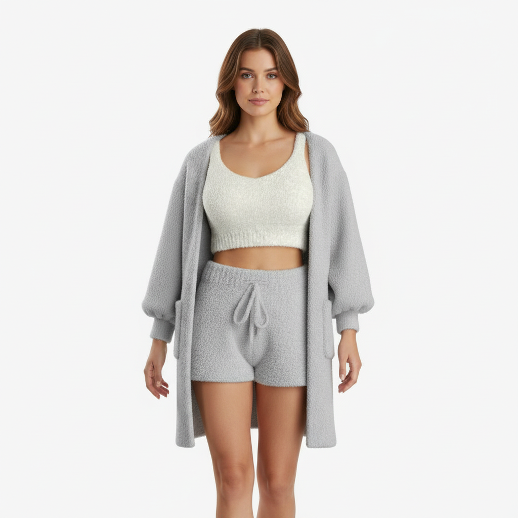 Charlotte | Women's Loungewear Set With Sleeveless Top And Drawstring Waist | Cozy