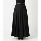 Charlotte | Women's Midi Skirt With Pleated Design And Belt Detail | Elegant