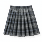 Charlotte | Women's Mini Skirt With Pleated Design And Check Pattern | Preppy
