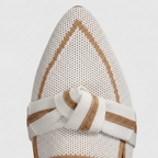 Charlotte | Women's Orthopedic Loafers With Pointed Toe And Knotted Detail | Elegant
