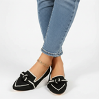 Charlotte | Women's Orthopedic Loafers With Pointed Toe And Knotted Detail | Elegant