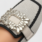 Charlotte | Women's Orthopedic Loafers With Rhinestone Detail And Slip On Design | Elegant
