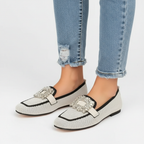 Charlotte | Women's Orthopedic Loafers With Rhinestone Detail And Slip On Design | Elegant