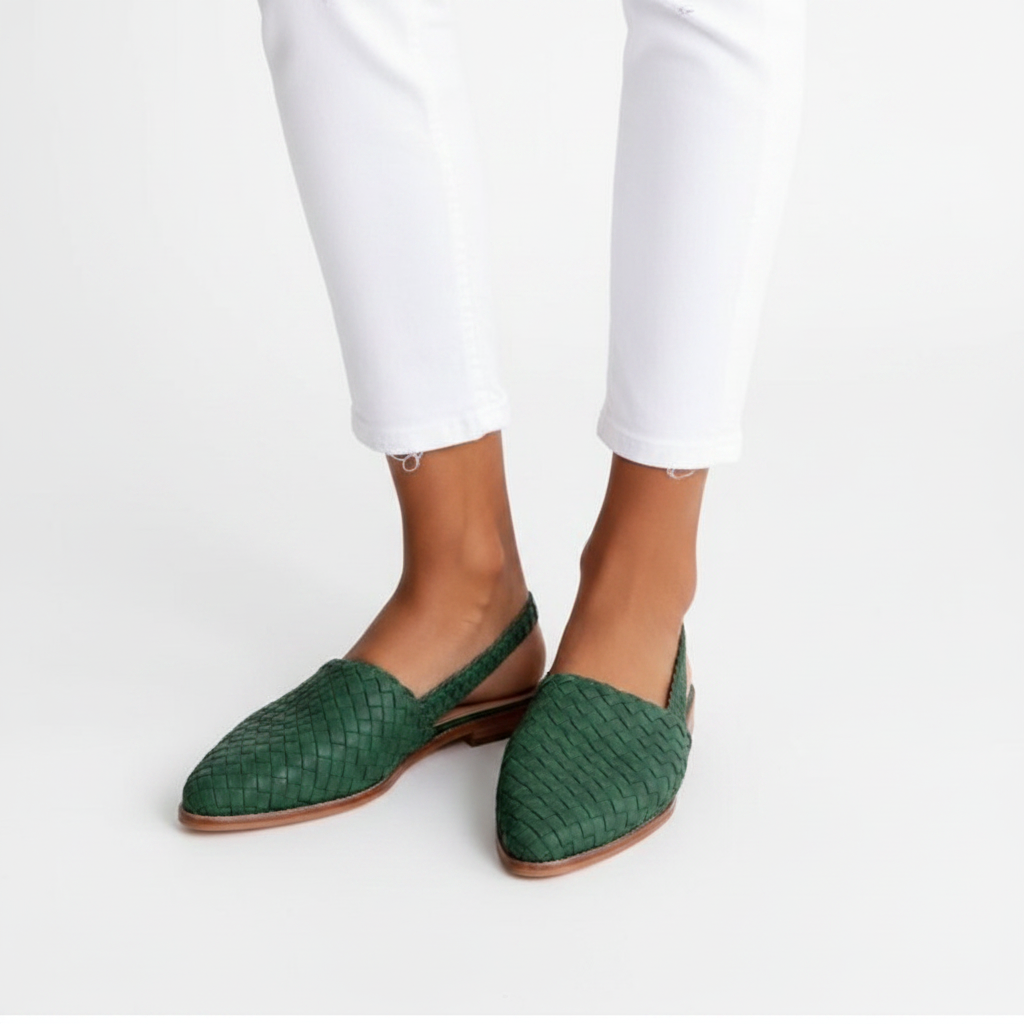 Charlotte | Women's Orthopedic Sandals With Woven Texture And Slip On Design | Casual