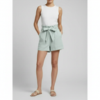 Charlotte | Women's Shorts With Pleated Waist And Front Pockets | Elegant