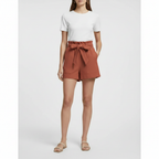 Charlotte | Women's Shorts With Pleated Waist And Front Pockets | Elegant