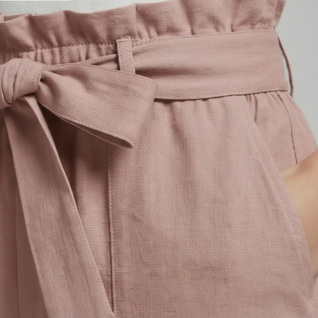 Charlotte | Women's Shorts With Pleated Waist And Front Pockets | Elegant