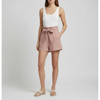 Charlotte | Women's Shorts With Pleated Waist And Front Pockets | Elegant