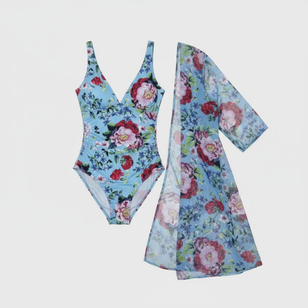 Charlotte | Women's Swim Suit With Sweetheart Neckline And Draped Detail | Summer