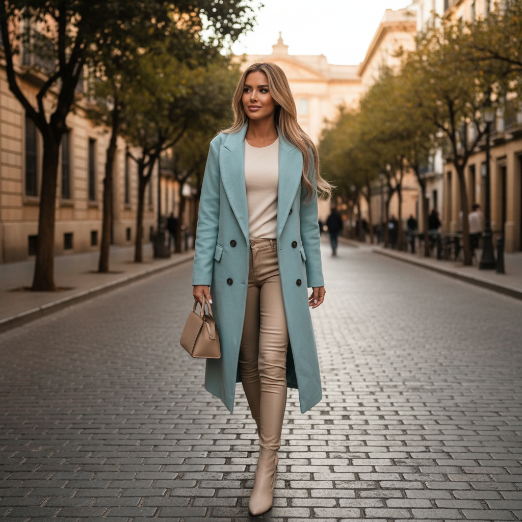 Charlotte | Women's Trench Coat With Double Breasted Buttons And Side Pockets | Classic
