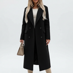 Charlotte | Women's Trench Coat With Double Breasted Buttons And Side Pockets | Classic