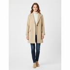 Charlotte | Women's Trench Coat With Notch Lapel And Patch Pockets | Classic